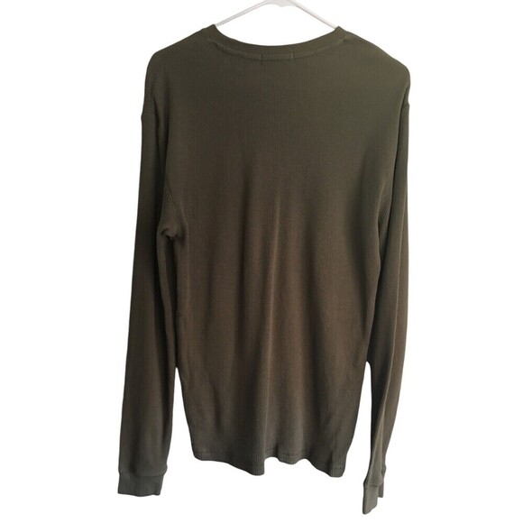 Linus Tech Tips Shirt Men's Size Small Olive Cotton Long Sleeve - Picture 2 of 6